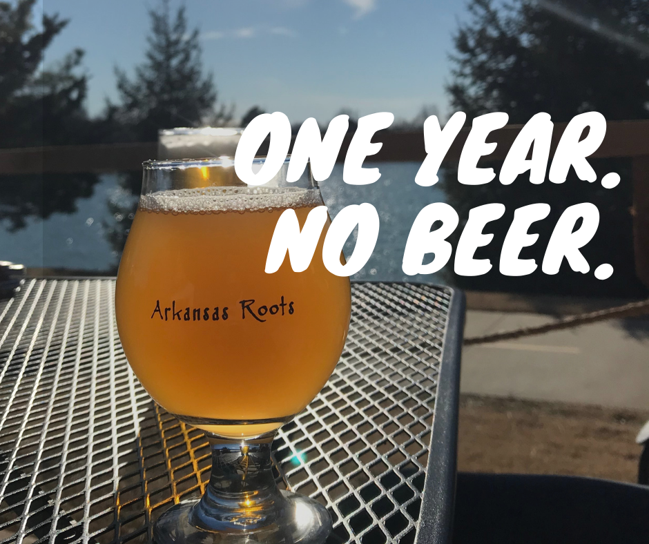 one year no beer t shirt